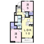 町田市金井のアパートの間取り
