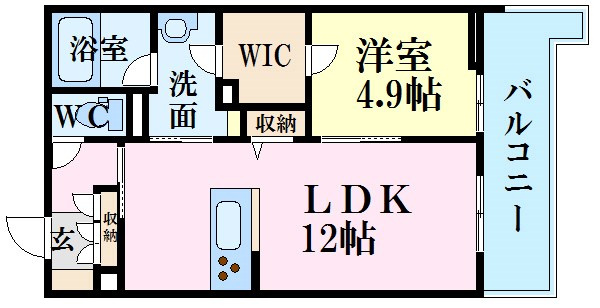 【アズール牛田本町の間取り】
