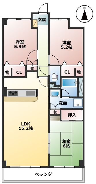 大垣市鶴見町&nbsp;4階建&nbsp;築26年のイメージ