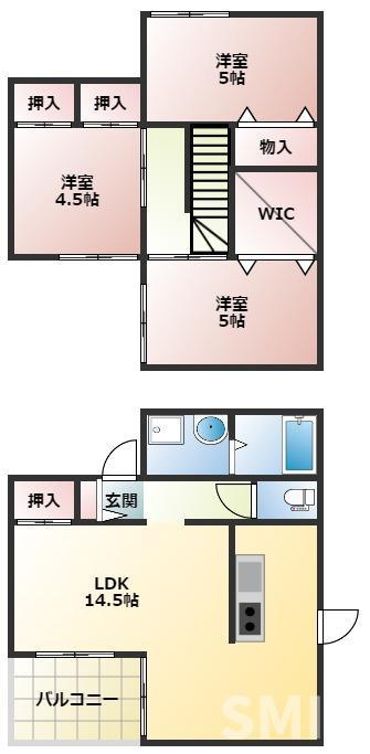 間取り：227102677624