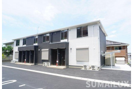 合志市須屋のアパートの外観