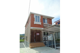 鹿児島市中山町のアパートの外観