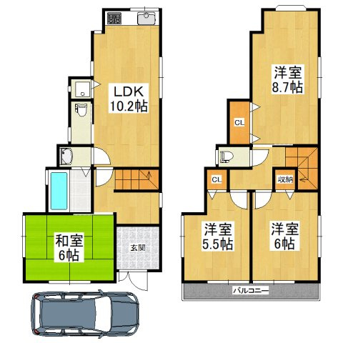 間取り：227104459487