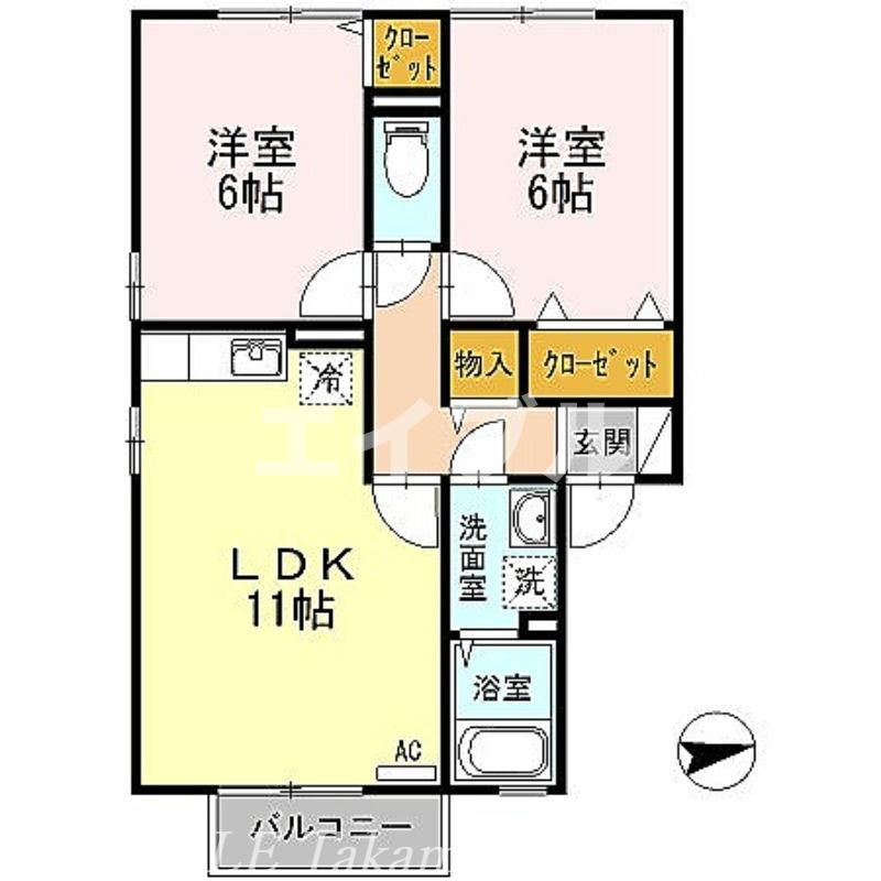 メゾンシャルム木太　Ｂ棟のイメージ