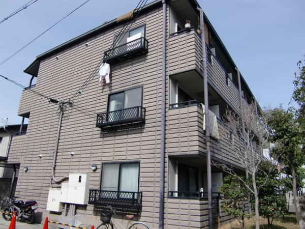 泉大津市戎町のマンションの外観