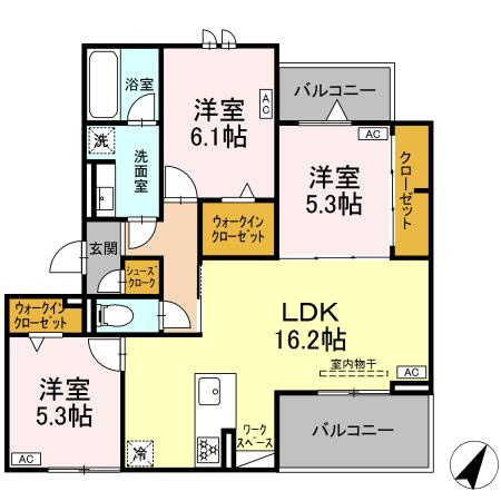 間取り：223037696596