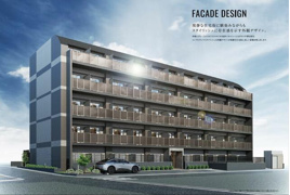 横浜市鶴見区市場下町のマンションの外観