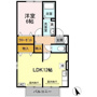 JUN HOUSEⅡ　B棟の間取り