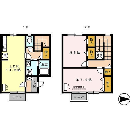 熊本市南区南高江1丁目&nbsp;2階建&nbsp;築19年のイメージ