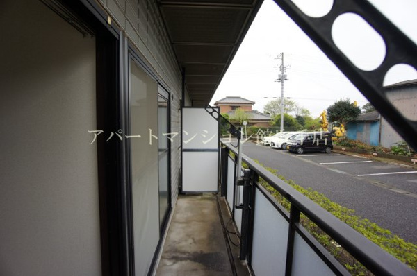 【ビラージュ取手のバルコニー】