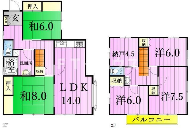 間取り：212058806884