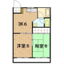 シャトー中川の間取り