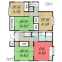 南吉田戸建の間取り