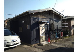 小牧市二重堀町平屋の外観