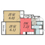 エクセレント ガーデン 雅 Ⅱの間取り