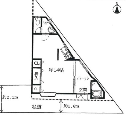 間取り：227100443506