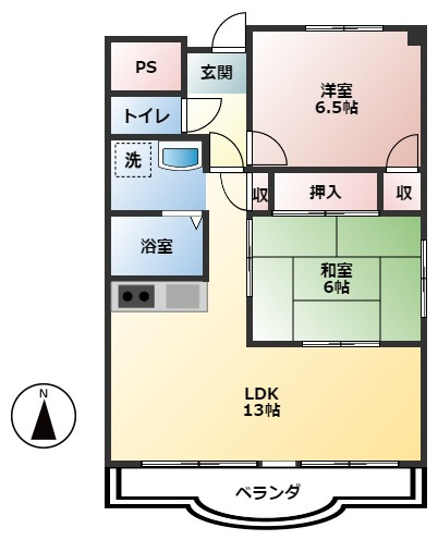 大垣市東前2丁目&nbsp;5階建&nbsp;築31年のイメージ