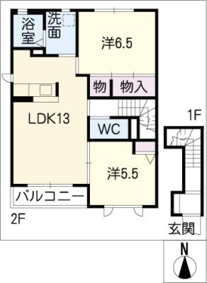 パーシモン黒屋　Ｂ棟のイメージ