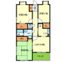 エーデル雲雀丘二番館の間取り