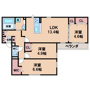 ダイヤモンドフジ天王寺東ゴールドの間取り