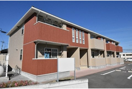 本宮市荒井のアパートの外観