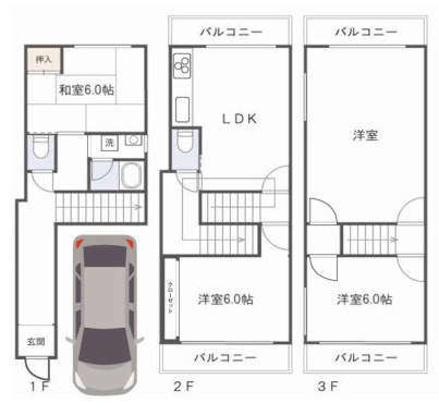 間取り：227099678284