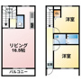 THE　SURF　APARTMENTの間取り