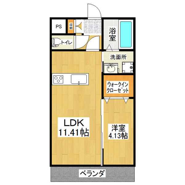 【エーリおおつ野の間取り】