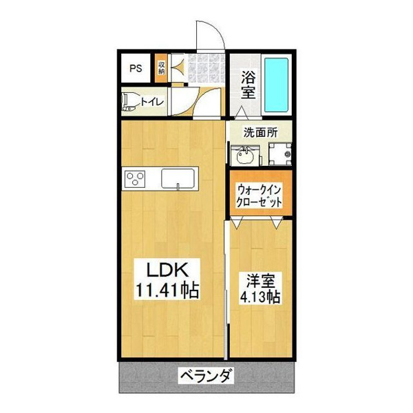【エーリおおつ野の間取り】