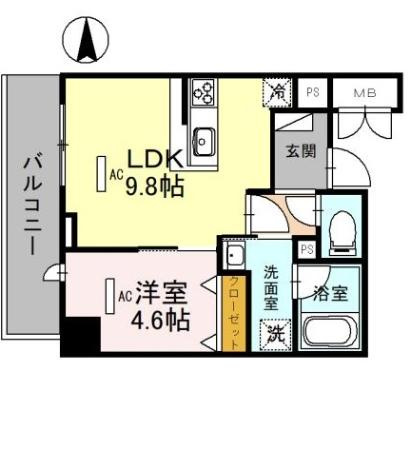 グラシア西大寺　住居のイメージ