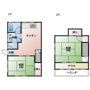 畦地アパートの間取り