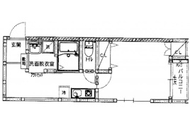 マメゾン二葉の間取り