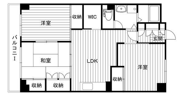 【ハイム下鶴間の間取り】