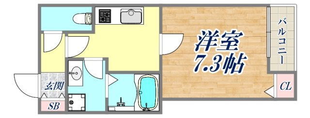 ランドレーヴ尼崎の間取り