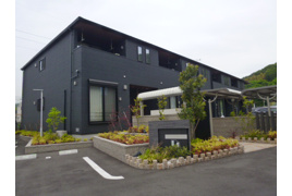 倉敷市広江のアパートの外観