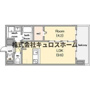 京都市南区東九条西河辺町のマンションの間取り
