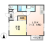 ビレッジアキの間取り