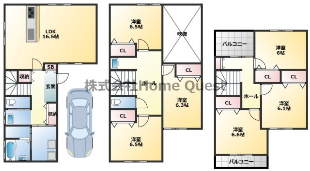 間取り：227095461588