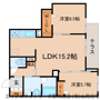 静岡市駿河区馬渕のマンションの間取り