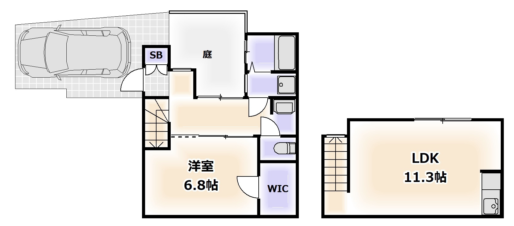 間取り：227103648982