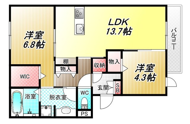 間取り：227104242582