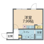 カインドネス立川錦町B棟の間取り