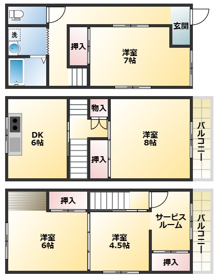 間取り：227104367269