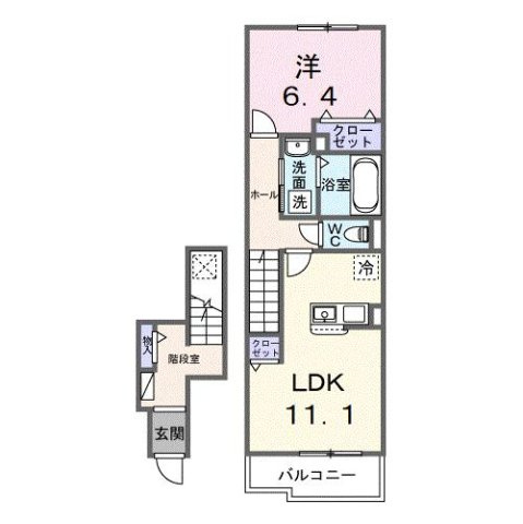 【ベル ソーレ メゾンの間取り】