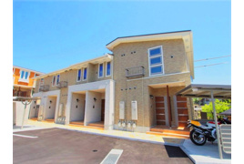 広島市安佐南区山本のアパートの外観