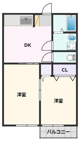 旭第1マンションの間取り