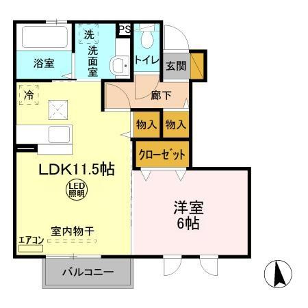 【セジュール クレストの間取り】