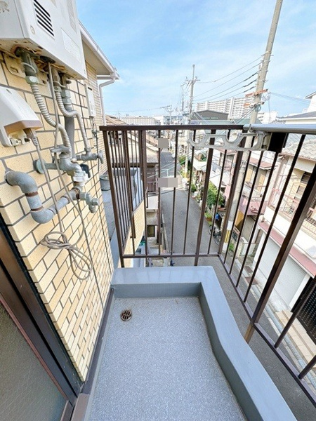 マンション佐和のバルコニー