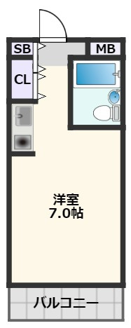 マンション佐和の間取り