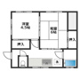 嵐山町川島1599-18貸家の間取り